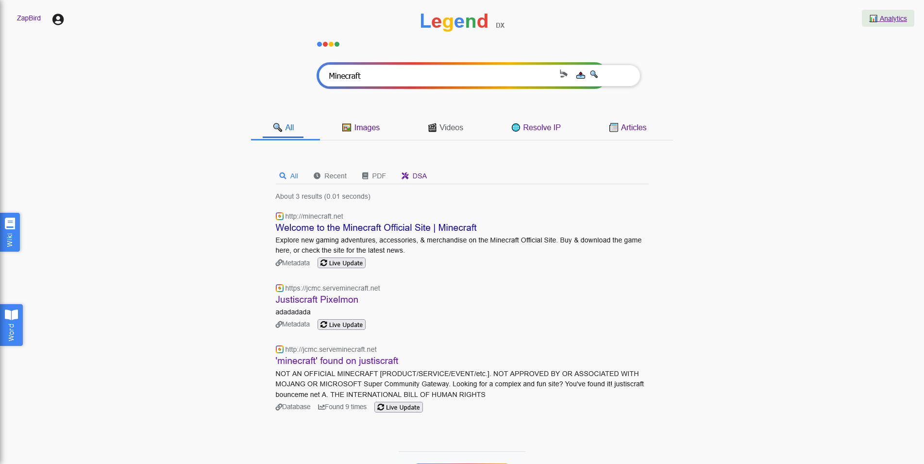 LegendDX